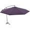 Global Industrial Cantilever Umbrella w/ Crank, Tilt & Cross Brace, Olefin Fabric, 10'W, Navy 436972NV - alternate 8